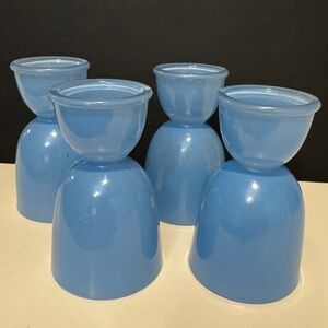 Vintage Blue Egg Cups 4